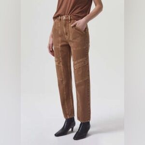 Agolde Cooper Cargo Pant in Beeswax